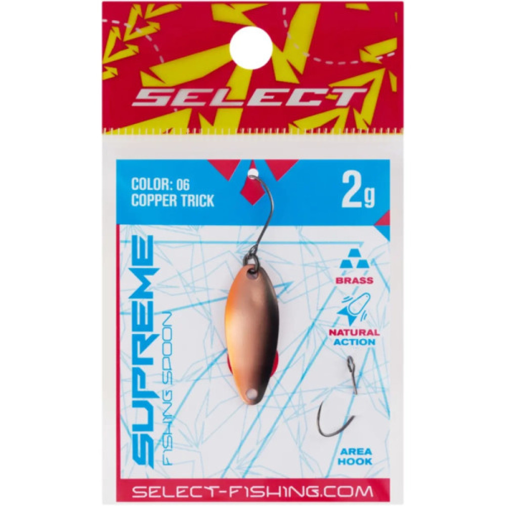 Блешня Select Supreme 2.0g 27mm 06 Copper Trick (1870.80.42)