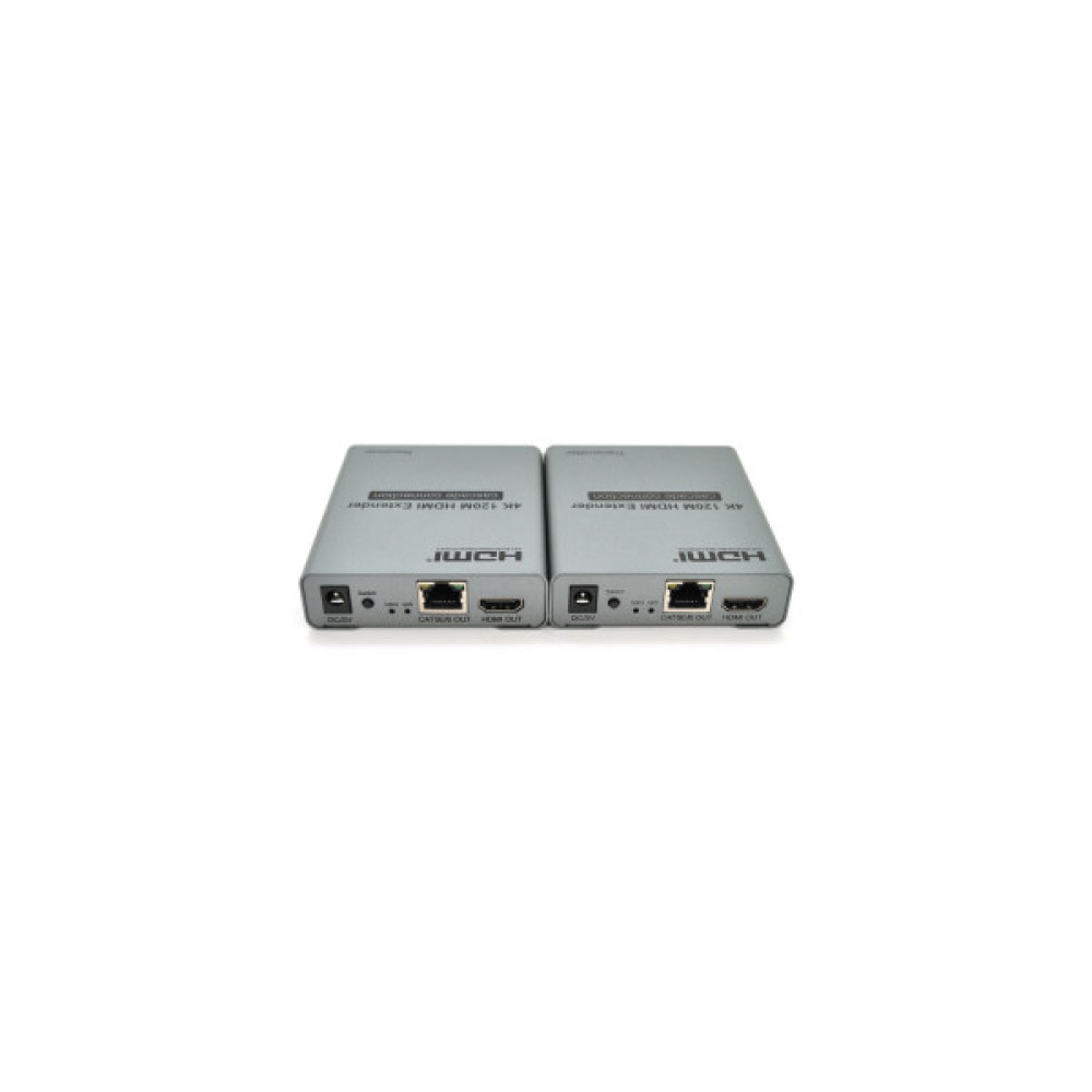 Адаптер HDMI extender 120m CAT5E/6 4K 1080P Voltronic (YT-SCPE HDM-100m1080Р+A)