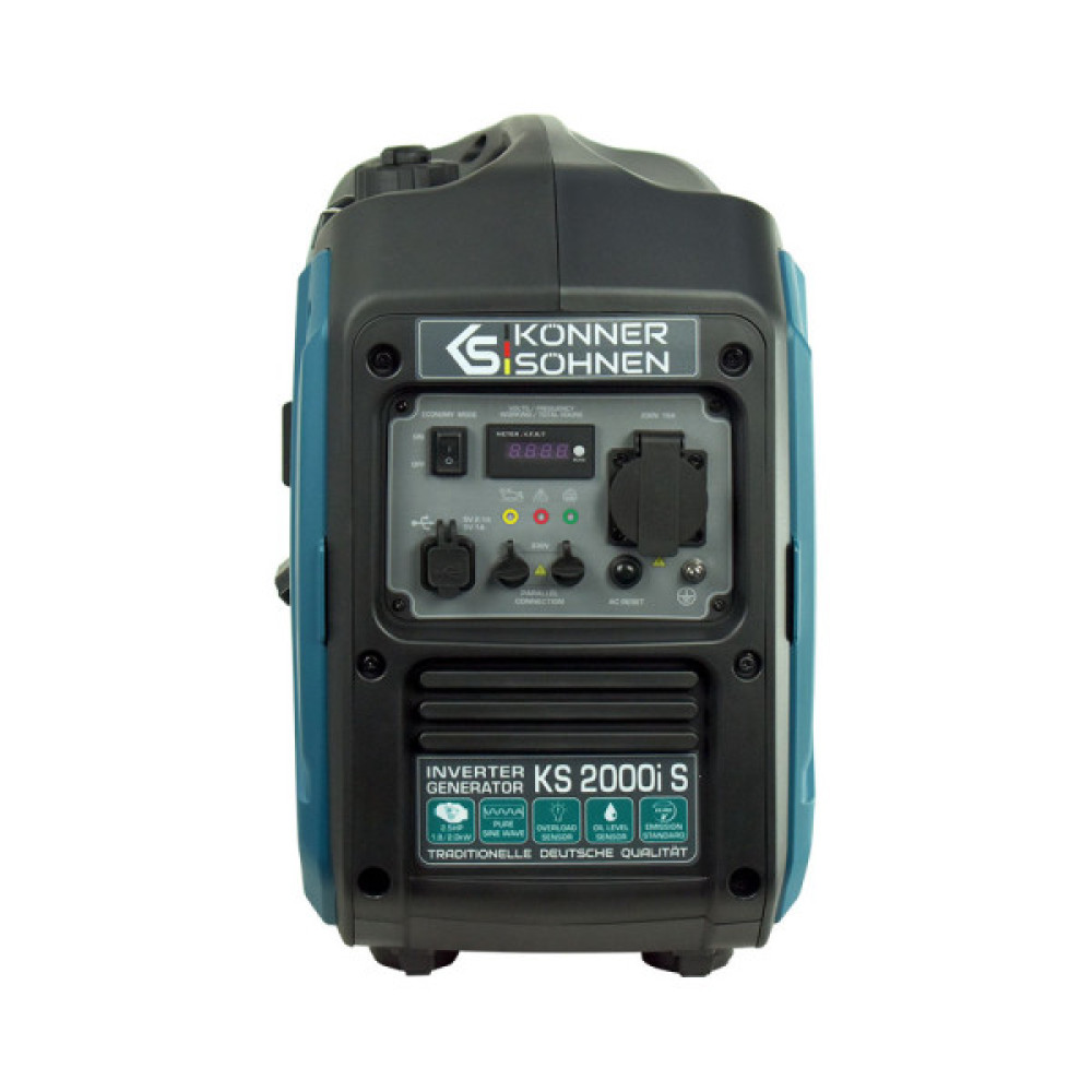 Генератор бензиновий інверторний Konner&Sohnen KS 2000i S, 230В, 2.0кВт, ручний стартер, 19кг