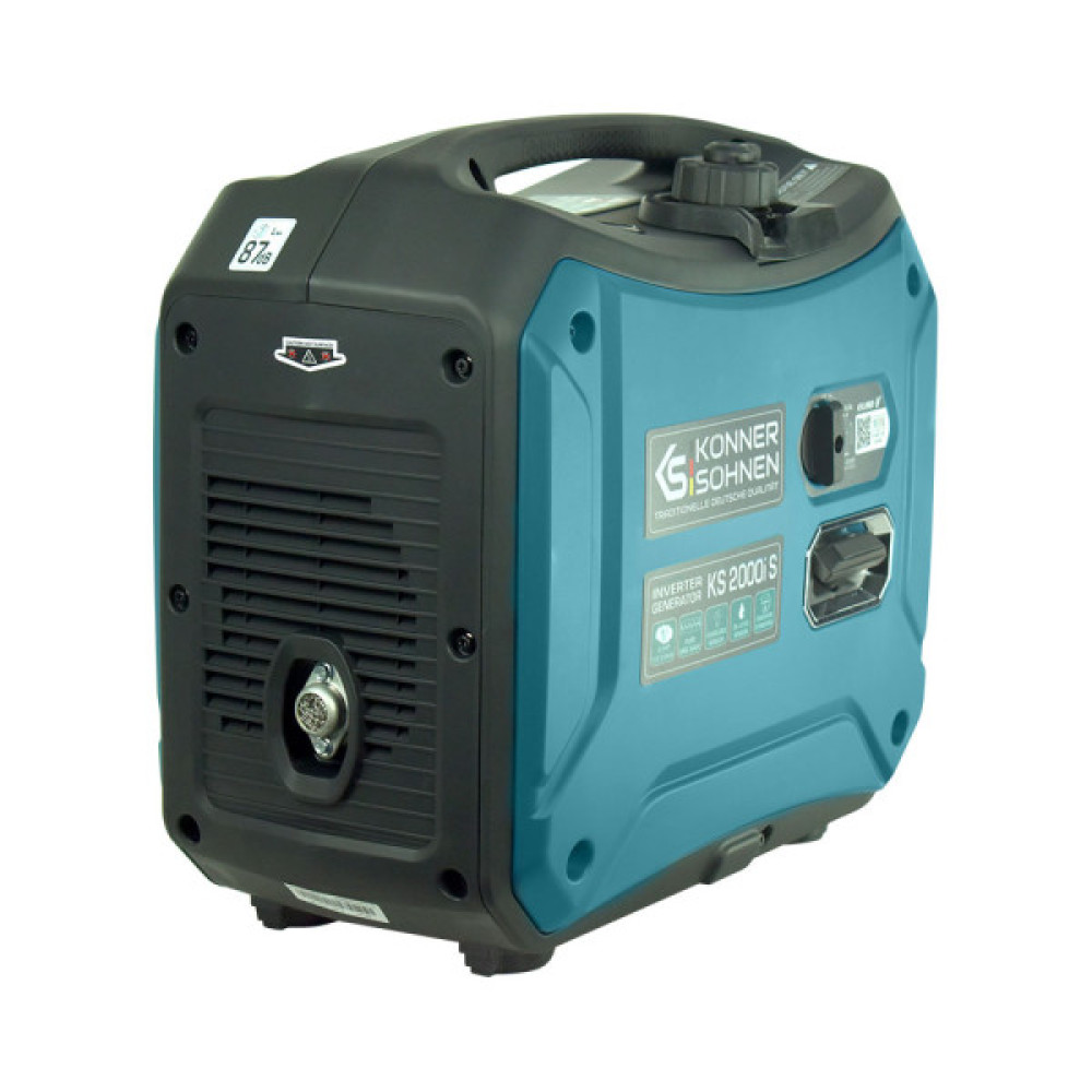Генератор бензиновий інверторний Konner&Sohnen KS 2000i S, 230В, 2.0кВт, ручний стартер, 19кг
