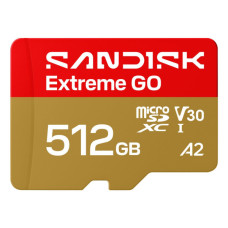 Карта пам'яті SanDisk 512GB microSDXC class 10 UHS-I Extreme GO (SDSQXGN-512G-GN6MN)