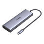Концентратор Ugreen USB3.1 Type-C to HDMI60Hz/VGA/USB 3.0х3/RJ45/SD/TF/PD 100W 9-in-1 CM498 (15600) Концентратор Ugreen USB3.1 Type-C to HDMI60Hz/VGA/USB 3.0х3/RJ45/SD/TF/PD 100W 9-in-1 CM498 (15600)