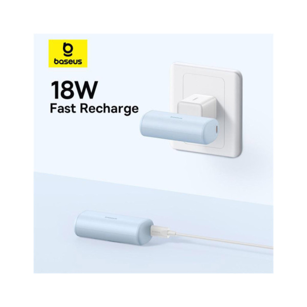 Батарея універсальна Baseus Compact 4900mAh 20W Lightning, White (PPWC05I) (P10068304212-00)