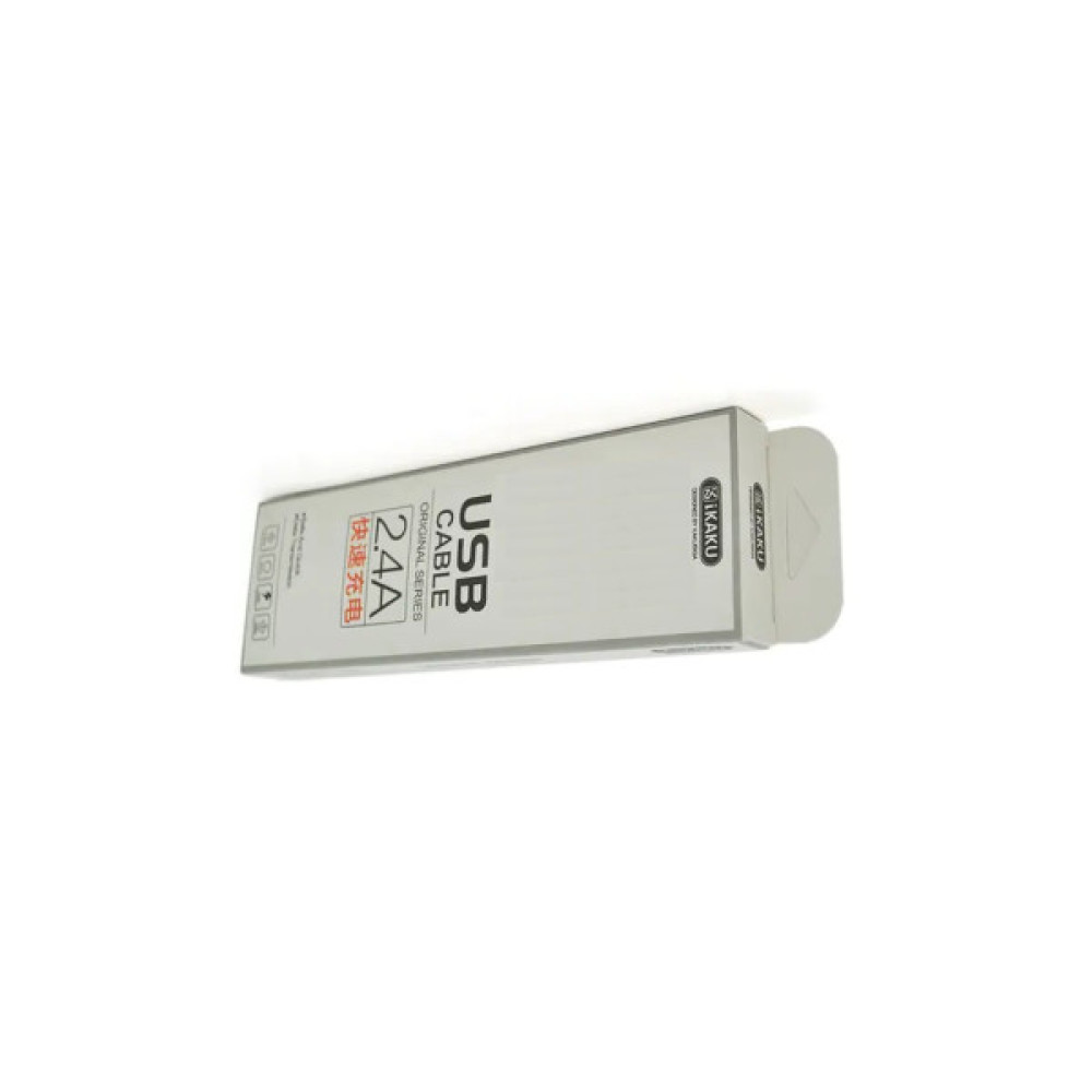 Дата кабель USB 2.0 AM to USB-C 1.0m JINDIAN 2.4A Silver iKAKU (KSC-028-S-TC)