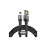 Дата кабель USB 2.0 AM to Lightning 2.0m Cafule grey+black Baseus (CALKLF-HG1) Дата кабель USB 2.0 AM to Lightning 2.0m Cafule grey+black Baseus (CALKLF-HG1)