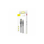 Дата кабель USB 2.0 AM to Lightning 2.0m Cafule grey+black Baseus (CALKLF-HG1) Дата кабель USB 2.0 AM to Lightning 2.0m Cafule grey+black Baseus (CALKLF-HG1)