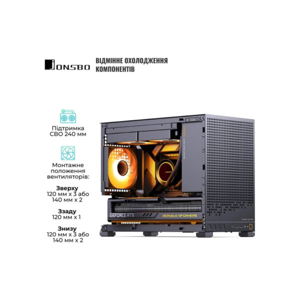 Корпус для ПК JONSBO D32 PRO Black