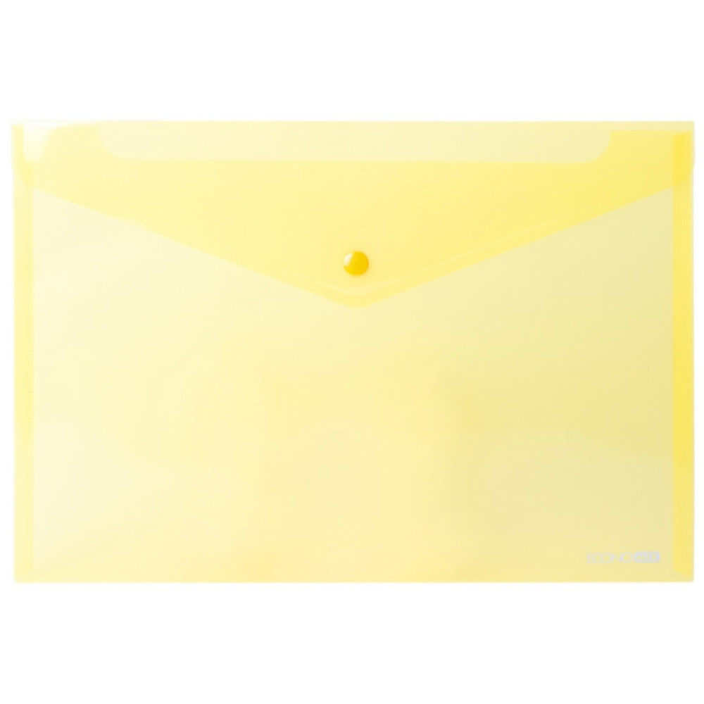 Папка - конверт Economix А4 180 мкм фактура "глянець", жовта (E31301-05)