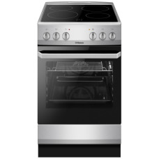 Плита Hansa електрична склокерамічна, 62л, 50x60см, конвекція, нерж