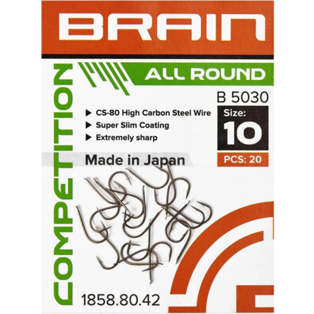 Гачок Brain All Round B5030 12 (20 шт/уп) Bronze (1858.80.41)