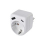 Зарядний пристрій EMOS 1xUSBA + 1xUSBC PD20W (P0075)