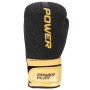 Боксерські рукавички PowerPlay 3024 Ultra Mat Чорно-Золоті 12 унцій (PP_3024_12oz_Bl/Gold)
