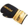 Боксерські рукавички PowerPlay 3024 Ultra Mat Чорно-Золоті 12 унцій (PP_3024_12oz_Bl/Gold)