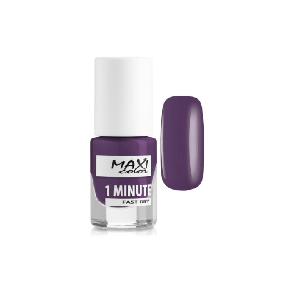 Лак для нігтів Maxi Color 1 Minute Fast Dry 030 (4823082004393)