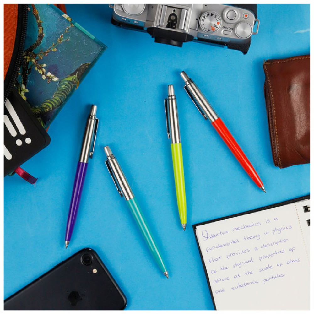 Ручка кулькова Parker JOTTER 17 Originals 80s Vermilon CT BP + Indigo CT BP блістер (15 996_BRED_2597)