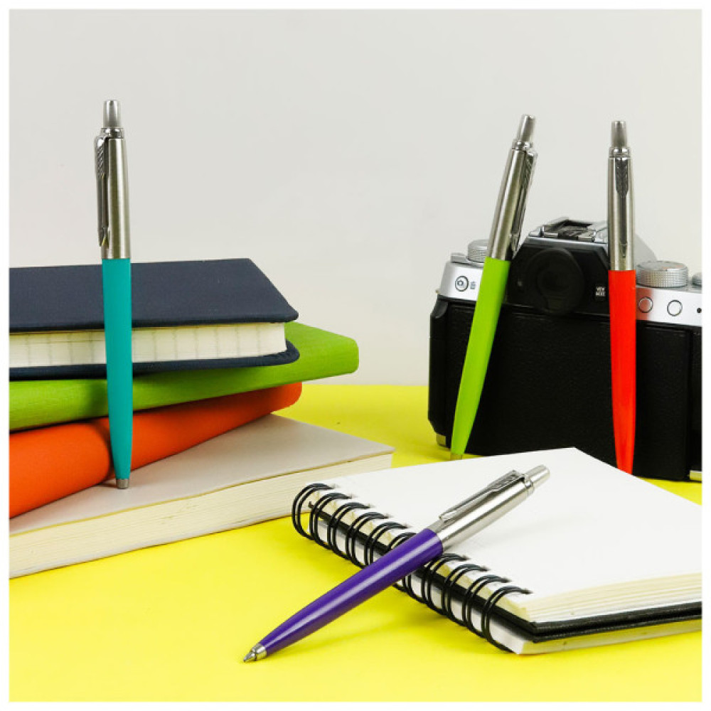 Ручка кулькова Parker JOTTER 17 Originals 80s Vermilon CT BP + Indigo CT BP блістер (15 996_BRED_2597)