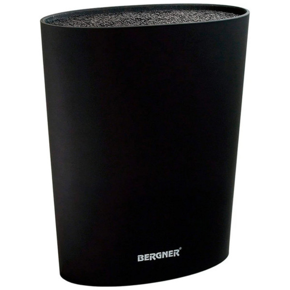 Підставка для ножів Bergner Black & White 15,6 х 6,6 х 22 см (BG-3997-BL)