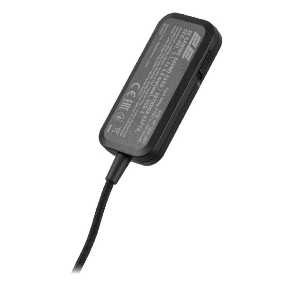 Зовнішня звукова карта 2E GAMING SCG-001, 7.1, 1*3.5мм, USB-A