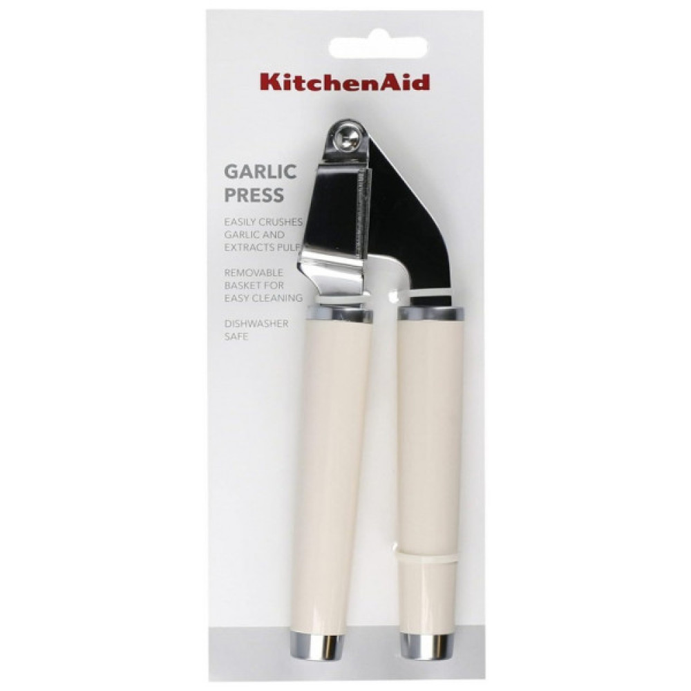 Прес для часнику KitchenAid Coreline 19 см кремовий (KAG132OHACE)