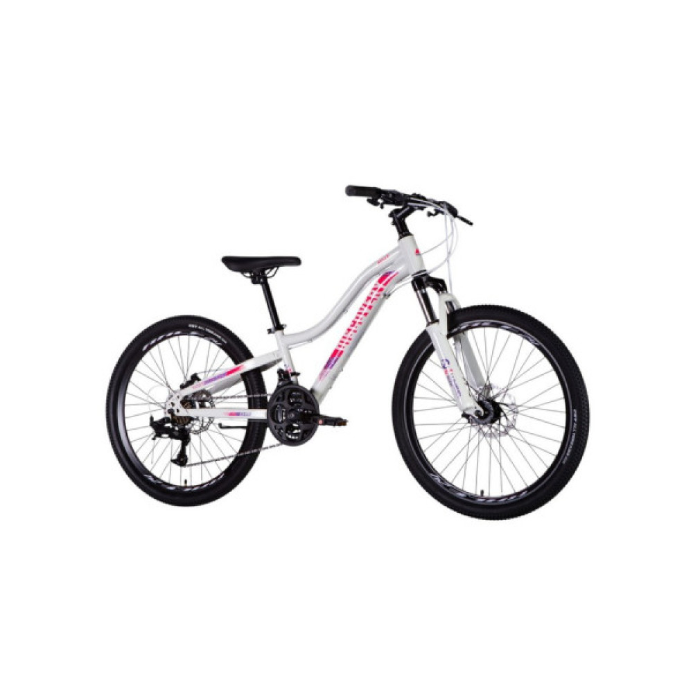 Велосипед Discovery 24" KELLY DD рама-11" ST 2025 біло-рожевий (OPS-DIS-24-363)