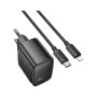 Зарядний пристрій HOCO CS61A Bright 1xUSB-C PD30W + 1xUSB QC3.0 + cable USB-C to Lightning Black (6942007638432) Зарядний пристрій HOCO CS61A Bright 1xUSB-C PD30W + 1xUSB QC3.0 + cable USB-C to Lightning Black (6942007638432)