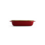 Форма для випікання KitchenAid з кришкою керамогранітна 3,8 л Червона (CC006108-001) Форма для випікання KitchenAid з кришкою керамогранітна 3,8 л Червона (CC006108-001)