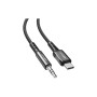 Кабель мультимедійний USB-C to 3.5mm M 1.2m black Acefast (6974316280620) Кабель мультимедійний USB-C to 3.5mm M 1.2m black Acefast (6974316280620)