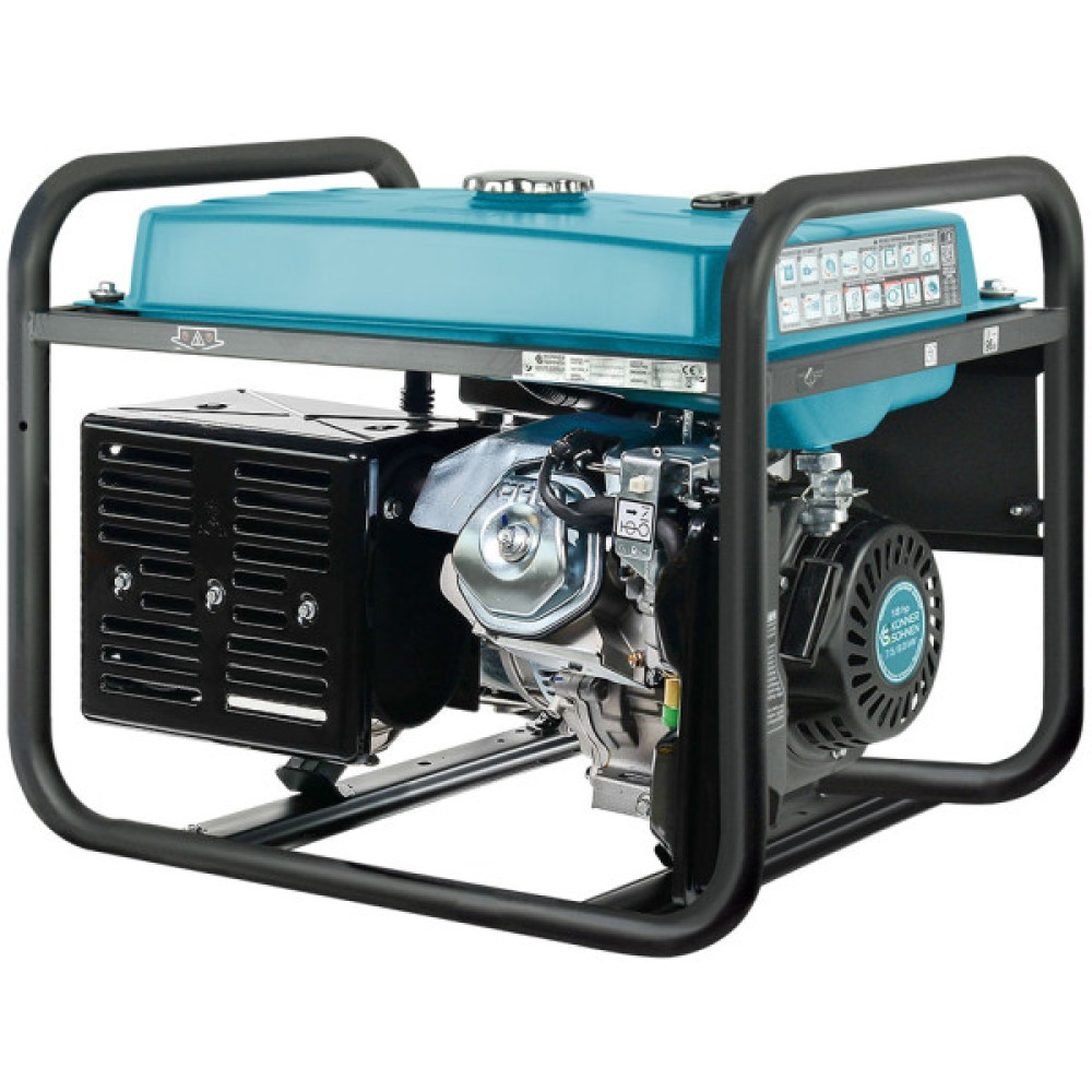 Генератор бензиновий Konner&Sohnen KS 10000E-3, 400В, 7.5кВт, 3 фази, АВР (ATS), електростартер, 89.2кг