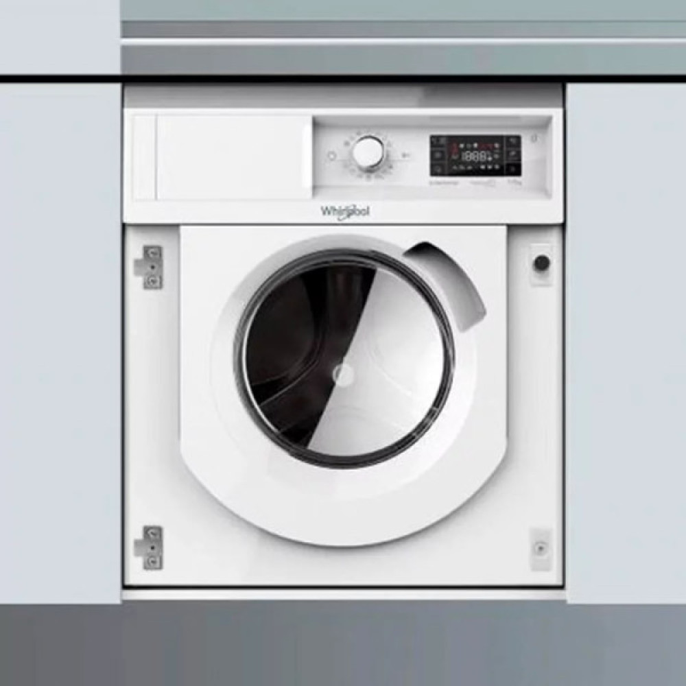 Прально-сушильна машина Whirlpool вбудована фронтальна, 7(5)кг, 1400, A+++, 60см, дисплей, пара, інвертор, білий
