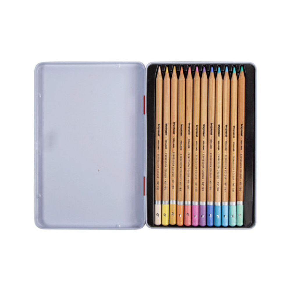 Олівці кольорові Bruynzeel EXPRESSION PASTEL, 12 кольорів (8712079468415)
