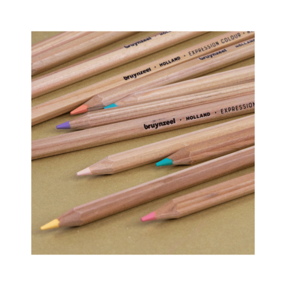 Олівці кольорові Bruynzeel EXPRESSION PASTEL, 12 кольорів (8712079468415)