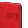 Тижневик Leo planner А5 датований 2026 "Boss", м'який, червоний, 368 сторінок (252636) Тижневик Leo planner А5 датований 2026 "Boss", м'який, червоний, 368 сторінок (252636)