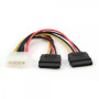 Кабель живлення Molex to 2xSATA power 0.3m Cablexpert (CC-SATA-PSY-0.3M) Кабель живлення Molex to 2xSATA power 0.3m Cablexpert (CC-SATA-PSY-0.3M)