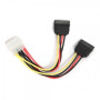 Кабель живлення Molex to 2xSATA power 0.3m Cablexpert (CC-SATA-PSY-0.3M) Кабель живлення Molex to 2xSATA power 0.3m Cablexpert (CC-SATA-PSY-0.3M)