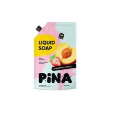 Рідке мило Pina Strawberry and peach Дой-пак 550 мл (4820287020418)