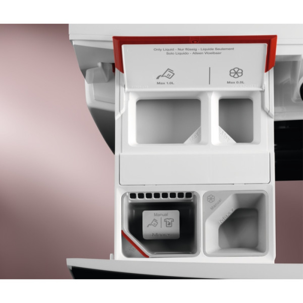 Пральна машина Electrolux фронтальна, 9кг, 1400, A, 66см, дисплей, пара, інвертор, автодоз, білий