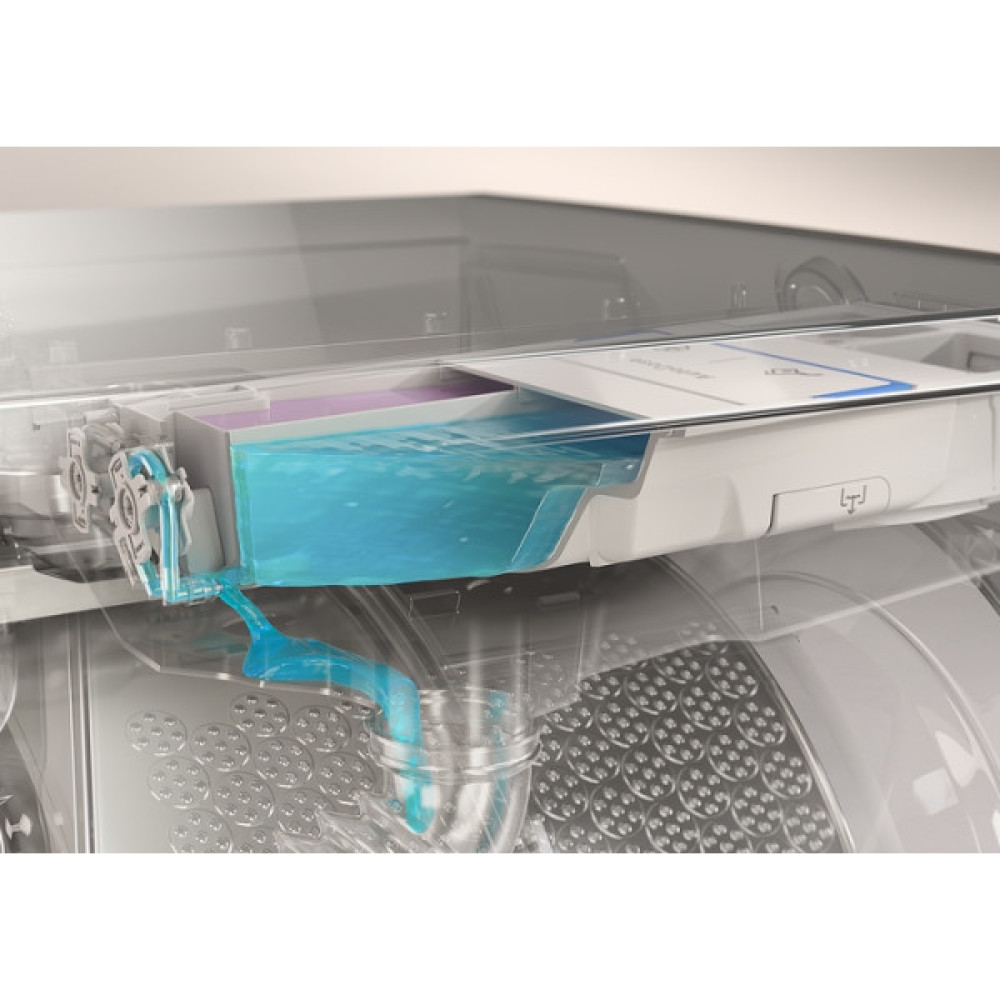 Пральна машина Electrolux фронтальна, 9кг, 1400, A, 66см, дисплей, пара, інвертор, автодоз, білий