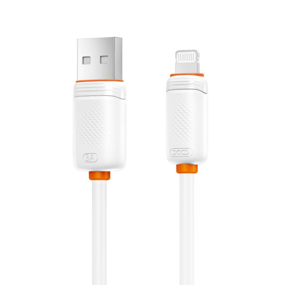 Дата кабель USB 2.0 AM to Lightning 1.0m 3A white XO (XO-CB-300UL-WH)