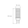 Лампочка Eurolamp Светодиодная капсульная лампа EUROLAMP LED силикон G4 5W 500Lm 400 (LED-G4-0540(12)) Лампочка Eurolamp Светодиодная капсульная лампа EUROLAMP LED силикон G4 5W 500Lm 400 (LED-G4-0540(12))