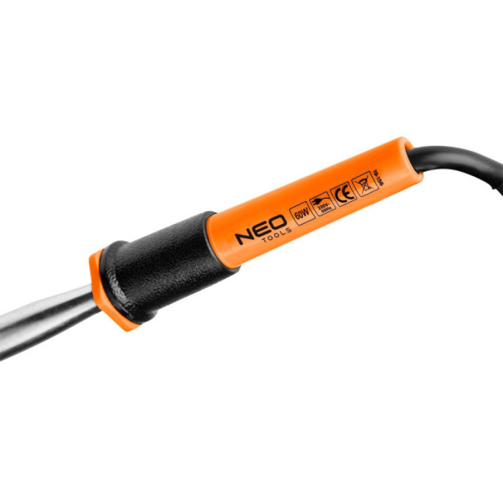 Паяльник електричний Neo Tools  60Вт 450°C нікельована мідь