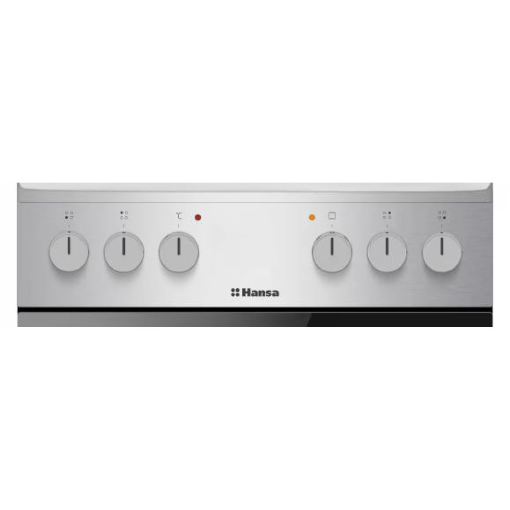 Плита Hansa електрична склокерамічна, 50х60см, 62л, нержавіюча сталь