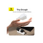 Зарядний пристрій Baseus Palm Fast Charger 1C 20W + Cable 1.0m Type-C 60W white (P10111602213-01) Зарядний пристрій Baseus Palm Fast Charger 1C 20W + Cable 1.0m Type-C 60W white (P10111602213-01)