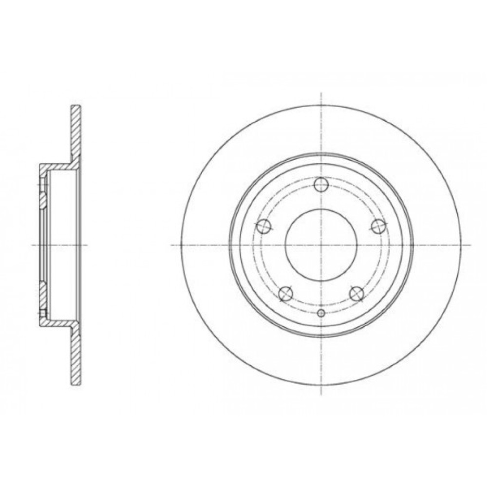 Гальмівний диск REMSA 61575.00