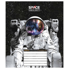 Зошит Школярик Space singularity 12 аркушів лінія (012-3384L)