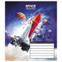Зошит Школярик Space singularity 12 аркушів лінія (012-3384L)