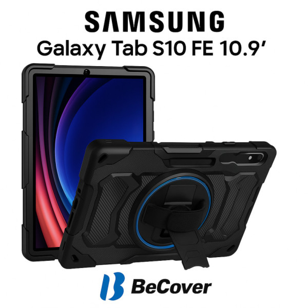 Чохол до планшета BeCover Samsung Galaxy Tab S10 FE (SM-X520/SM-X526) 10.9" Black (713258)