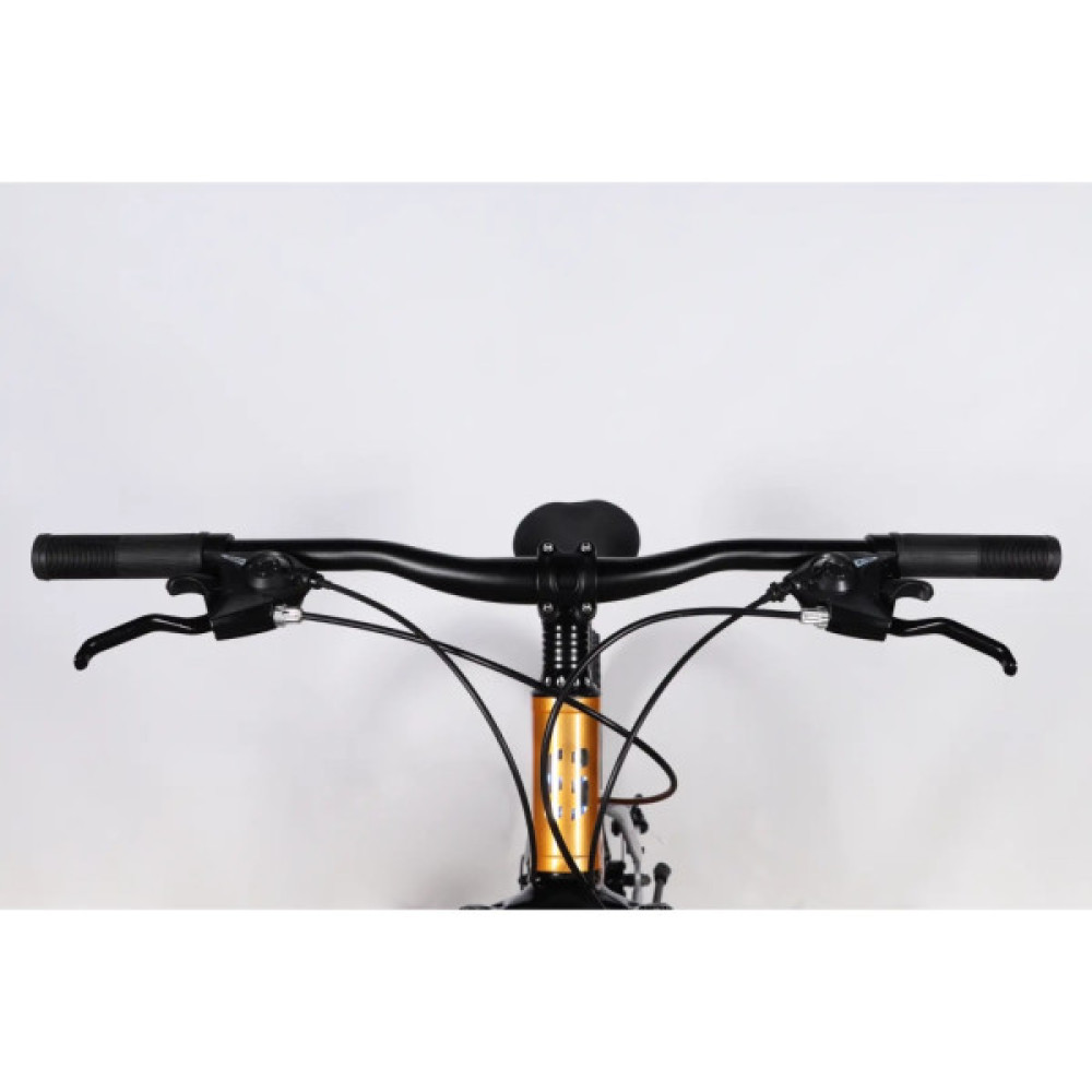 Велосипед Space 27.5" LYRA DD FR рама-15" AL 2026 помаранчево-сріблястий (OPS-SP-27.5-095)