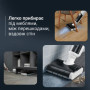Пилосос Rowenta безпровідний X-Clean 5 Pro, 250Вт, вологе прибирання, конт пил -0.5л, вода -0.65л, автон. робота до 50хв, вага-4.2кг, микрофильтр, білий