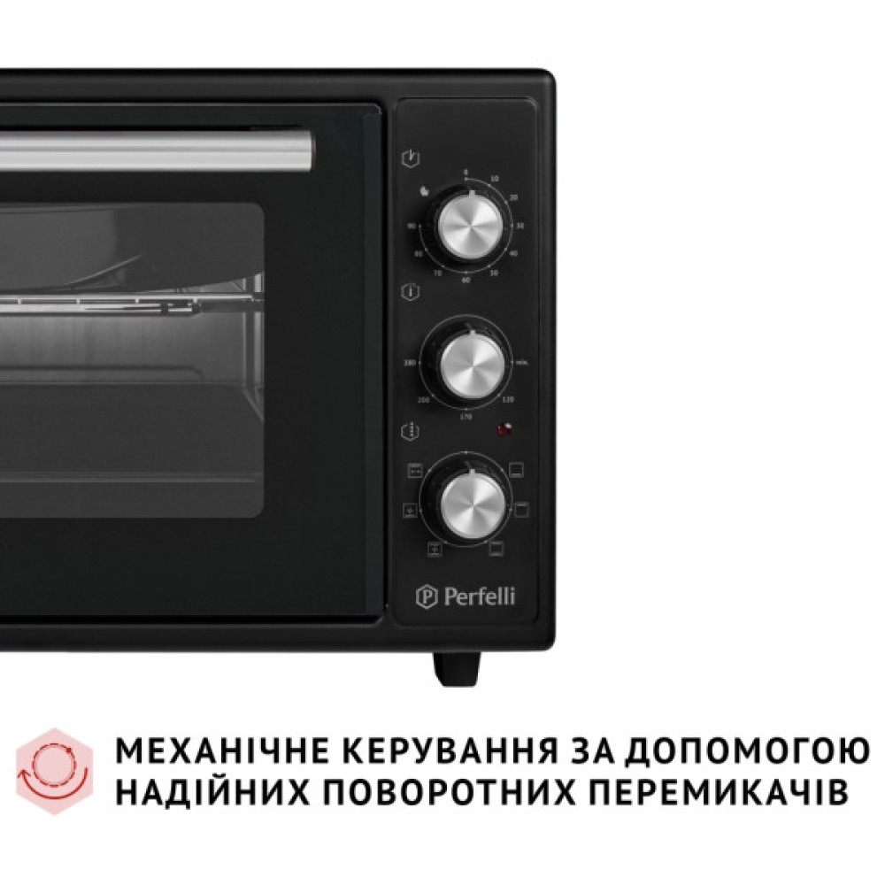 Електропіч Perfelli SIERRA 37 BLACK