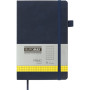 Книга записна Buromax Primo 125x195 мм 96 аркушів в клітинку обкладинка зі штучної шкіри Синя (BM.291161-02) Книга записна Buromax Primo 125x195 мм 96 аркушів в клітинку обкладинка зі штучної шкіри Синя (BM.291161-02)